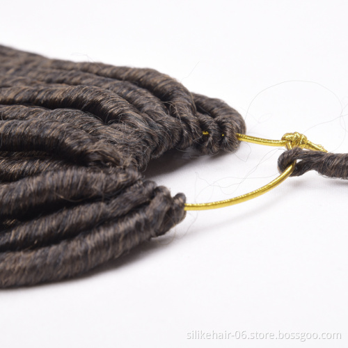 Goddess Faux Locs Crochet Hair 22 Inch Straight Goddess Locs with Curly Ends for Black Women Synthetic Crochet Hair Braiding